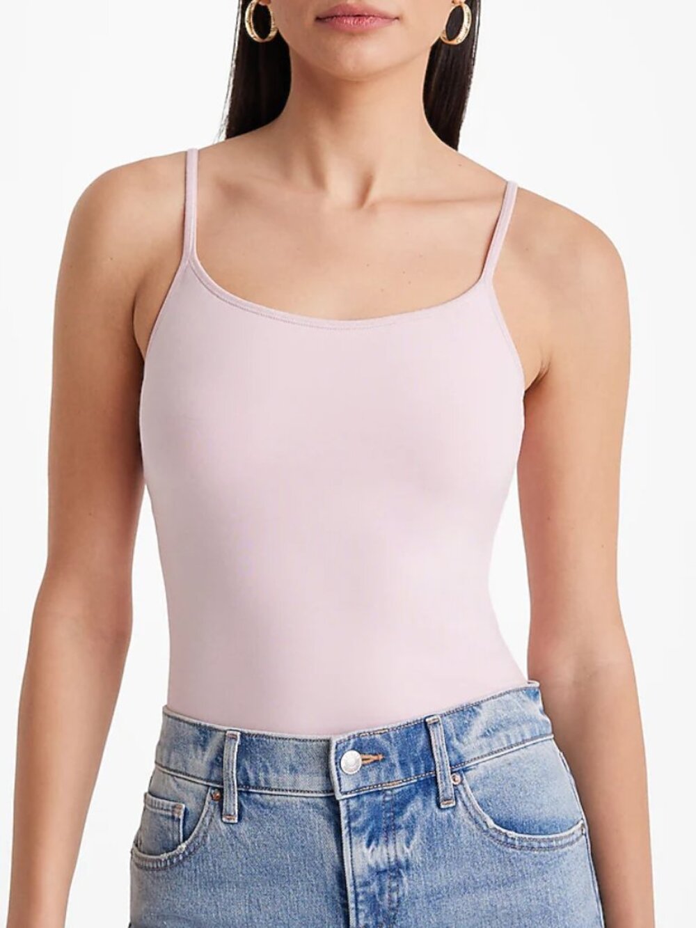 Express Original Best Loved Bra Cami Soft Blush Pink